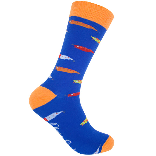 Calcetines con peces de colores