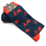 Calcetines con moto roja