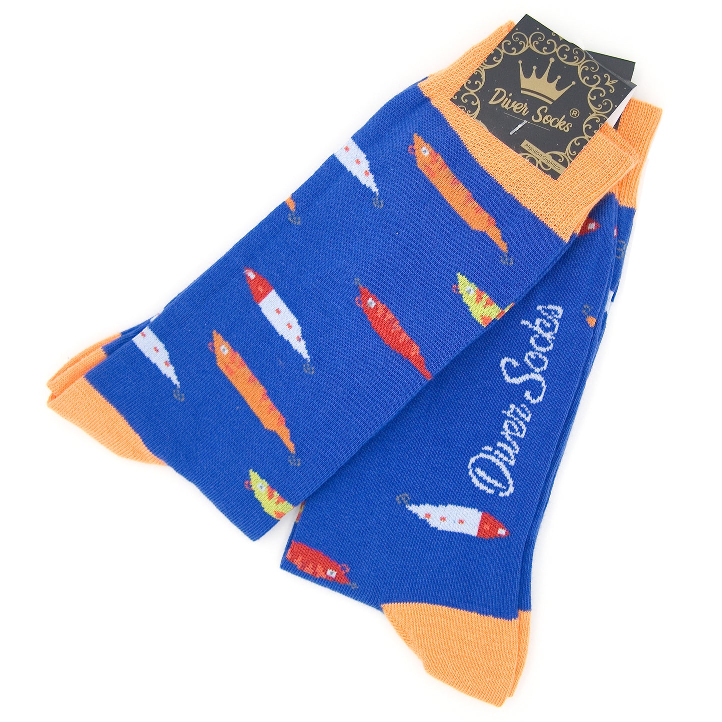 Calcetines con peces de colores